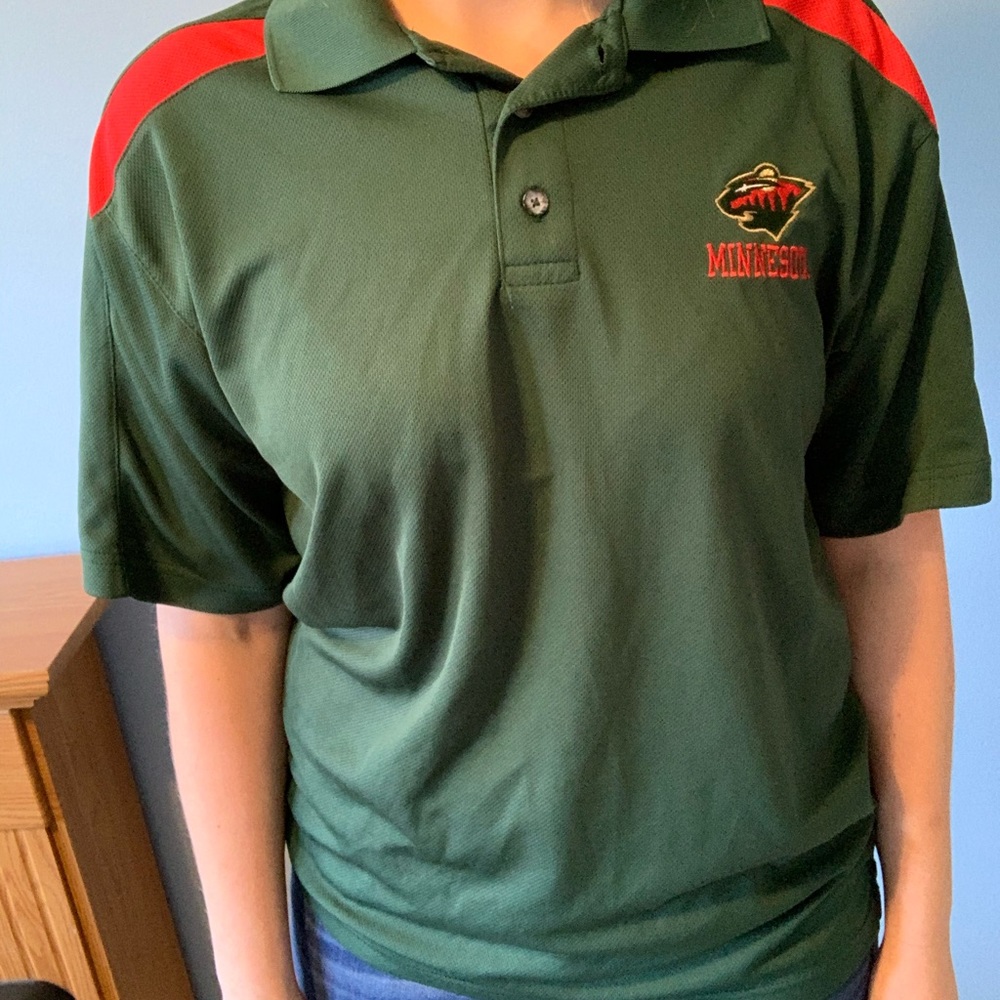 Minnesota Wild hockey NHL T-shirt polo